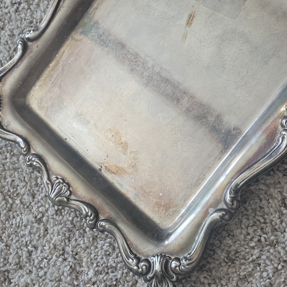 Set of 3 Vintage Silver Trays - Picture 10 of 12
